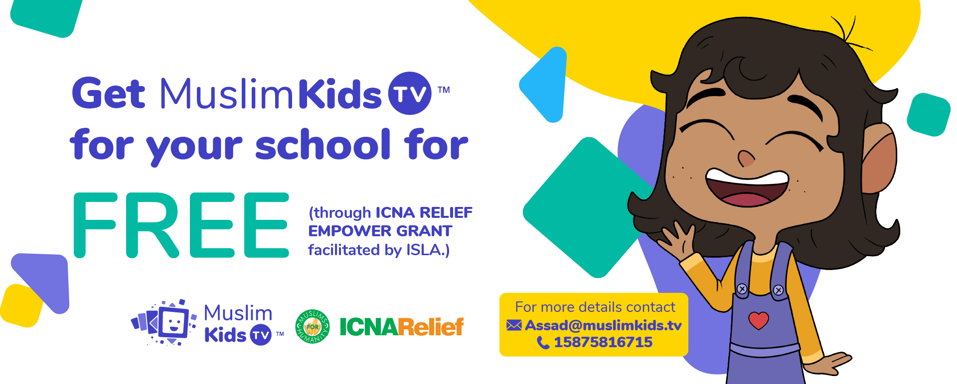 ICNA Grant Program: Empowering Teachers, Enriching Classrooms with Muslim Kids TV